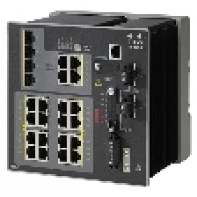 Cisco Industrial Ethernet 4000 Series - Switch - 4 x 10/100 + 4 x 10/100 (PoE+) + 4 x combo Gigabit SFP - DIN rail mountable