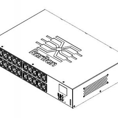 Raritan Dominion PX PX3-5466R - Power distribution unit (rack-mountable) - 7700 VA - Ethernet 10/100/ RS-232