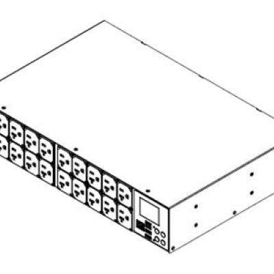 Raritan PX3-5404R - Power distribution unit (rack-mountable) - 1400 VA - 1-phase 3 Wire