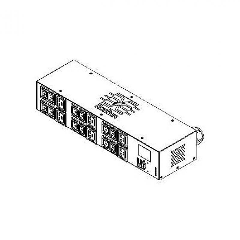Raritan Dominion PX PX3-1902R - Power distribution unit (rack-mountable) - 8600 VA - 3-phase WYE (star)