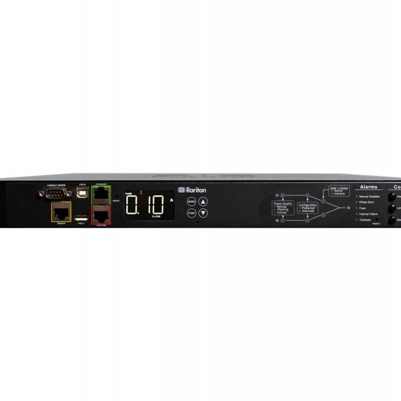 Raritan Rack Transfer Switches PX3TS-1875CR - Power control unit (rack-mountable) - input: IEC 60320 C20 - output connectors: 9