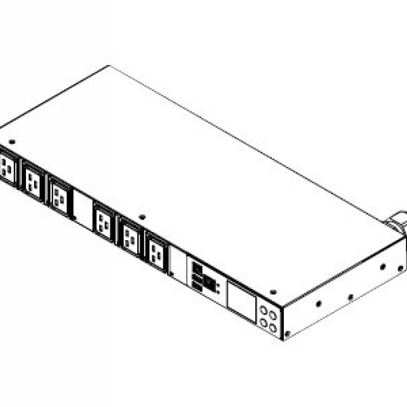 Raritan Dominion PX PX3-4104R-V2 - Power distribution unit (rack-mountable) - 22200 VA - 3-phase WYE (star)