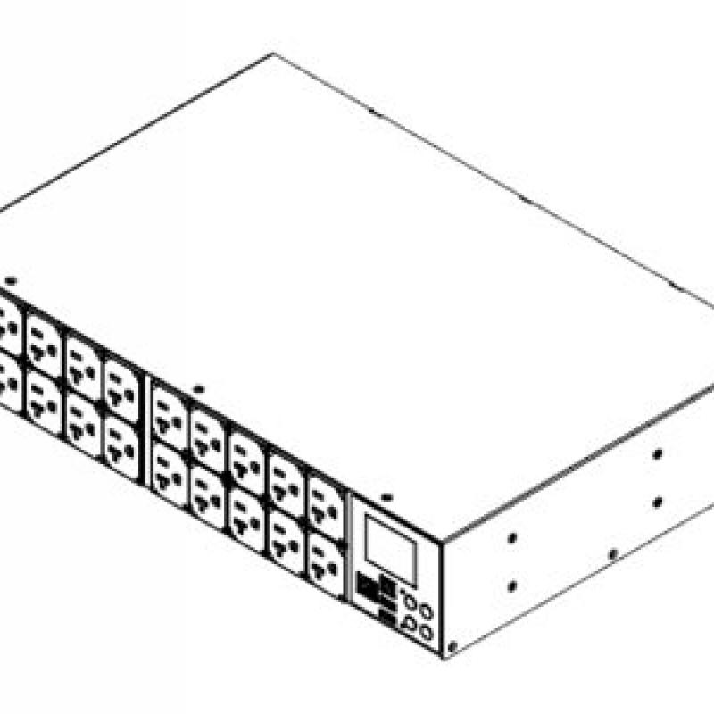 Raritan PX3-5404R - Power distribution unit (rack-mountable) - 1400 VA - 1-phase 3 Wire