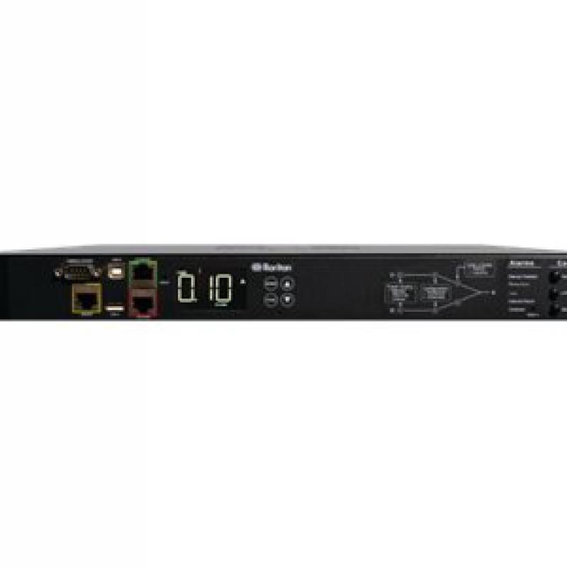 Raritan Rack Transfer Switches PX3TS-5184CR-K6 - Power control unit (rack-mountable) - Ethernet 10/100/ USB - input: IEC 60320 C20